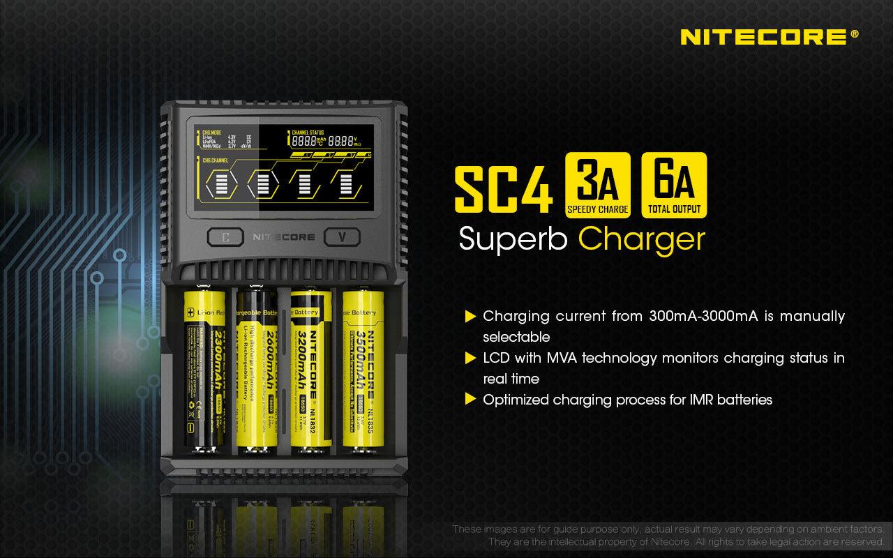 NiteCore Battery Chargers Health Cabin