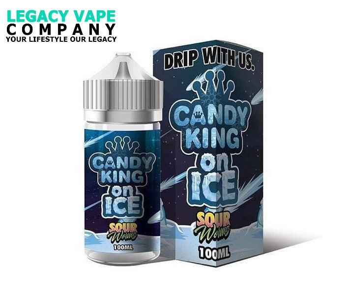 Candy King 100ml Sour Worms on Ice