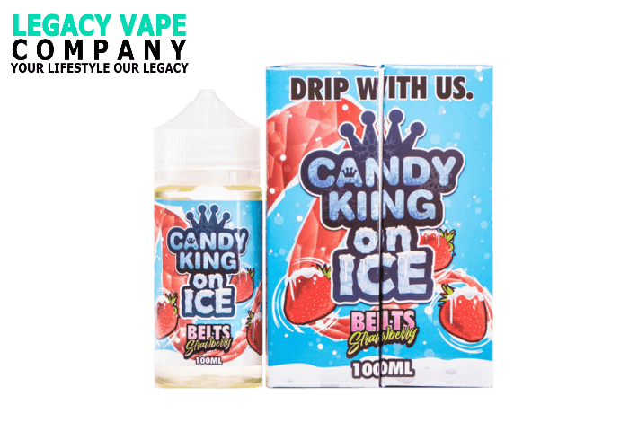 Candy King 100ml Belts Strawberry on Ice