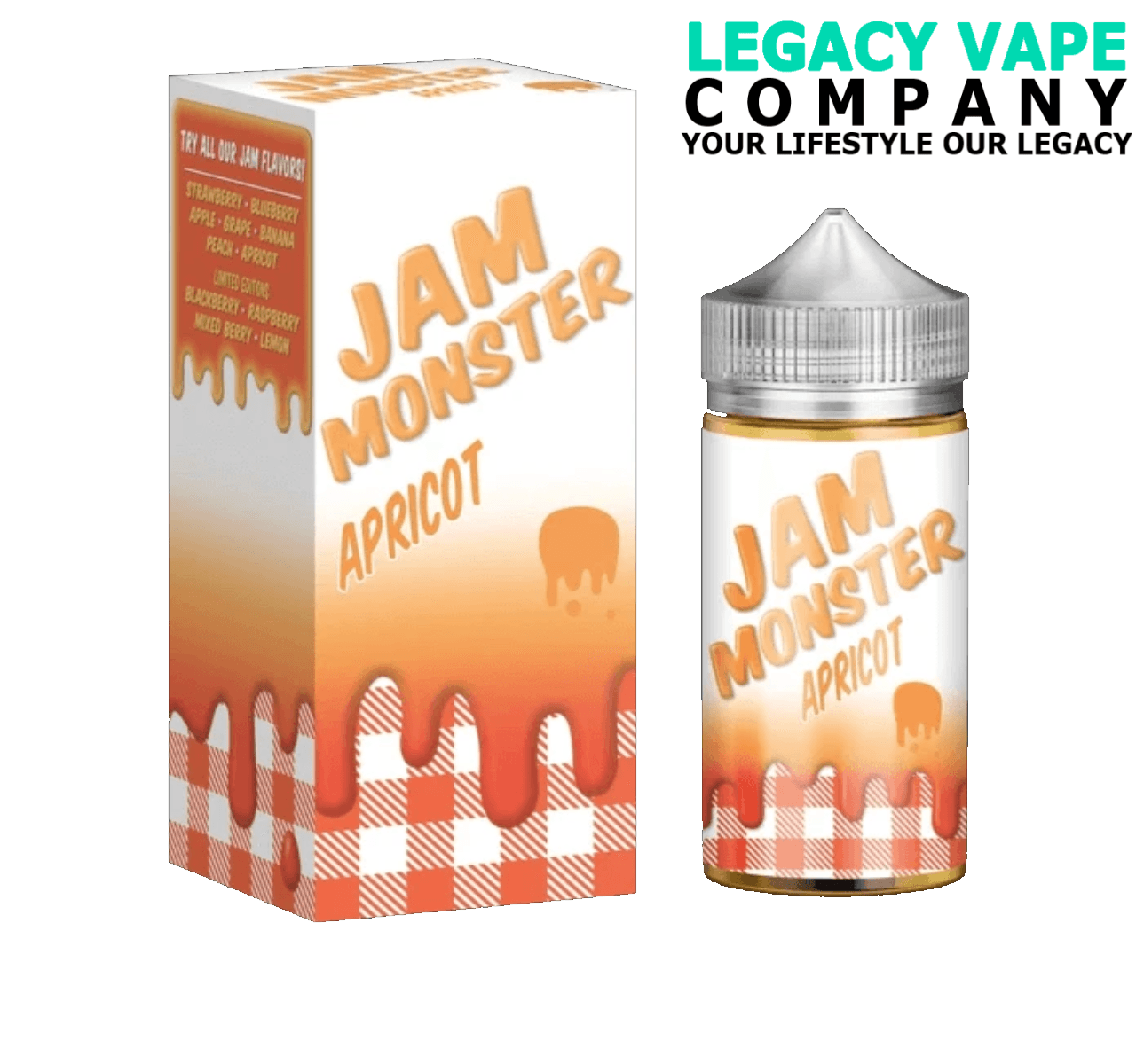 Jam Monster 100ml Apricot Vape Juice