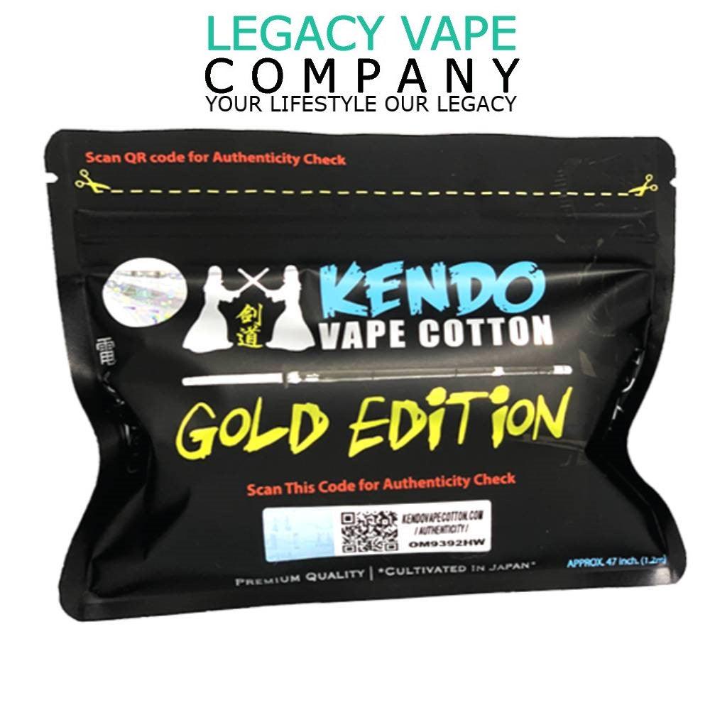 Kendo Gold Japanese cotton whit legacy vape