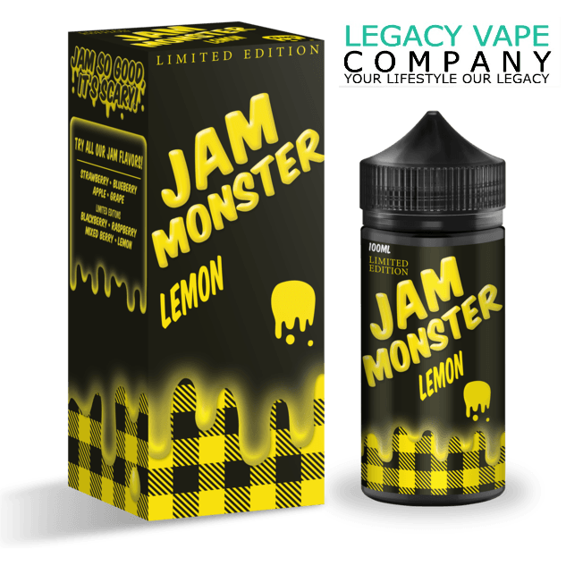 Jam Monster 100ml Lemon Vape Juice