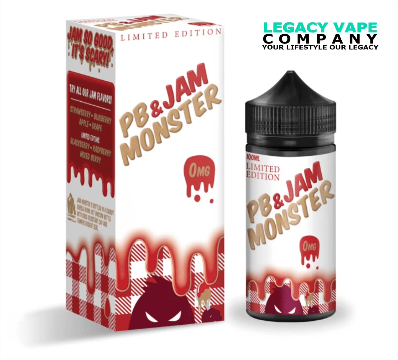 PB & Jam Monster Strawberry Vape Juice